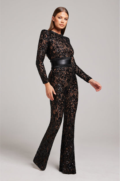 Elegante Middernacht Kant Jumpsuit™